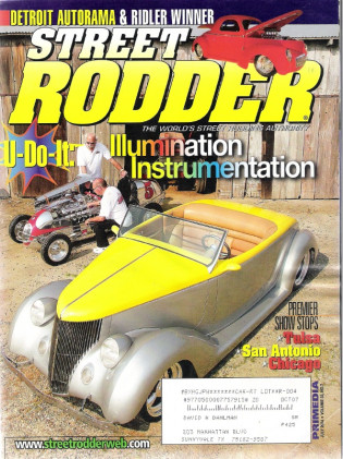 STREET RODDER 2004 JULY - RECESSED PONTIAC TAILLIGHTS, BUILD A HOT FLATHEAD